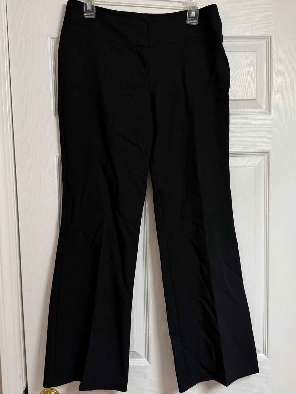 Vintage Y2K Star City Black Boot Cut Dress Pants
